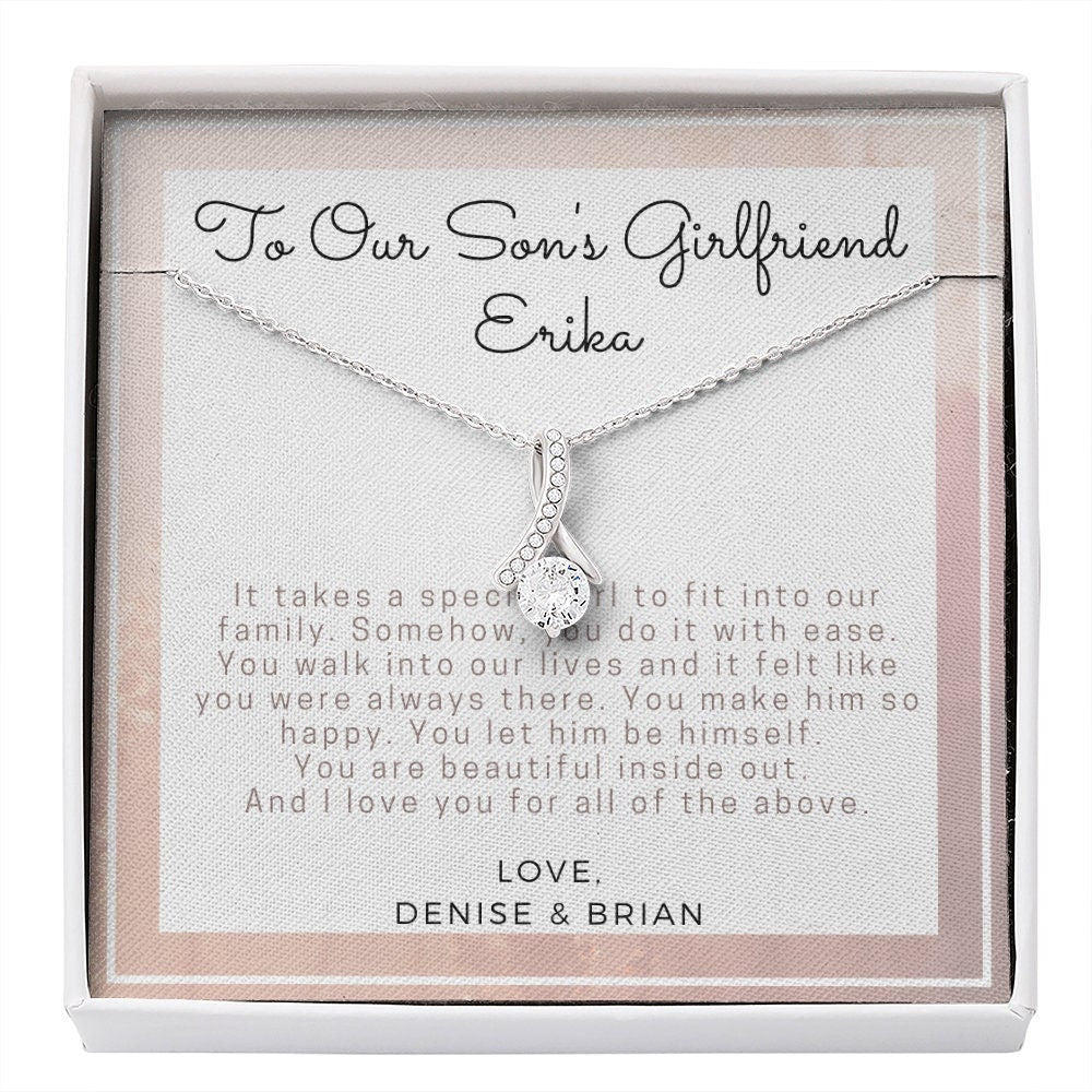 Son's Girlfriend Birthday Gift, Future Daughter In Law Gift, Presents to My Sons Girlfriend Fiance, Christmas Birthday Graduation New Year