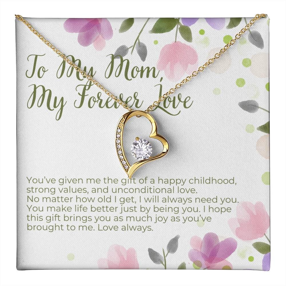 Necklace Gift for Mom – Mom, My Forever Love