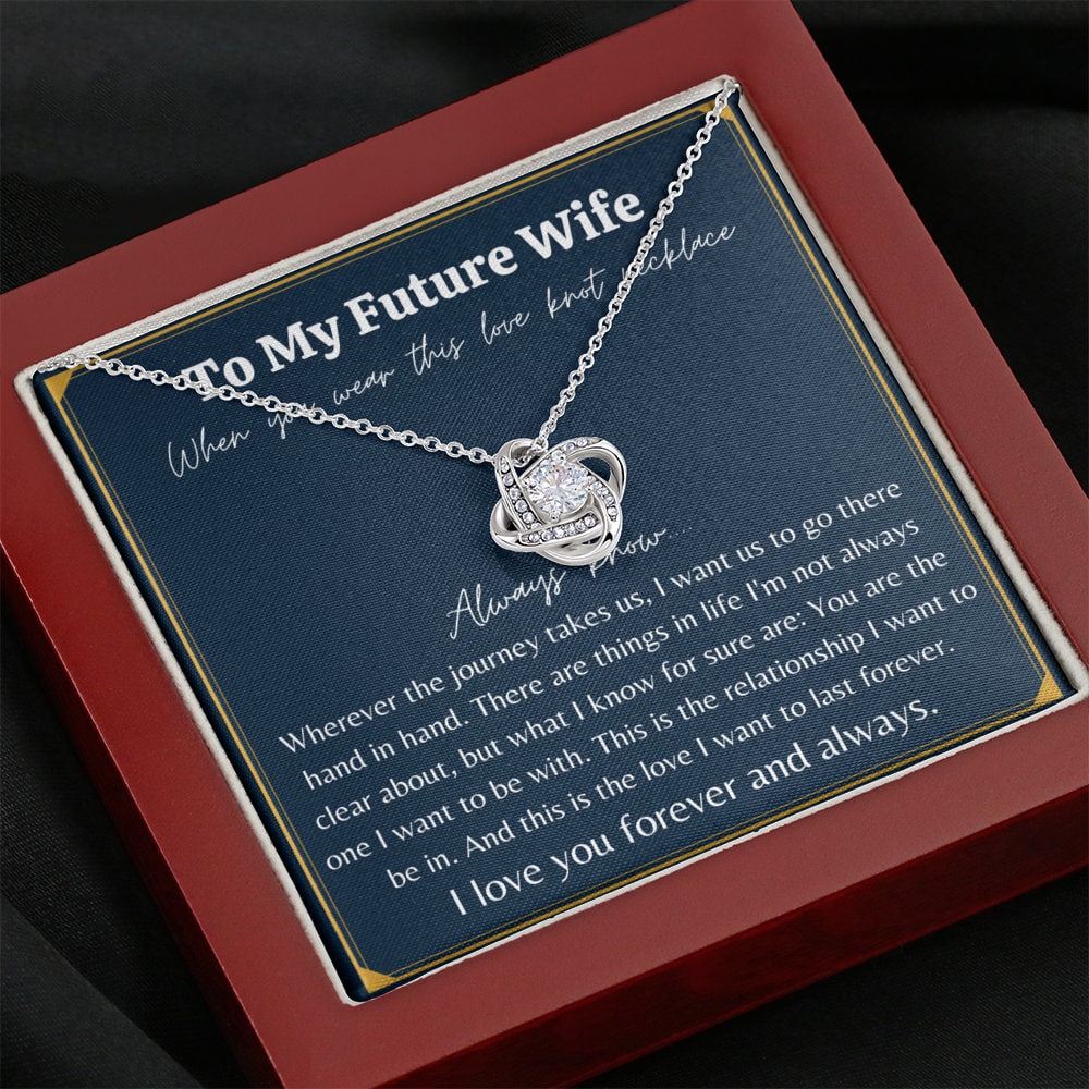 Future Wife Gift, Girlfriend Gift, Fiancee Necklace Gift, Sentimental Gift for Girlfriend, Gift for Fiancee, Jewelry Gift