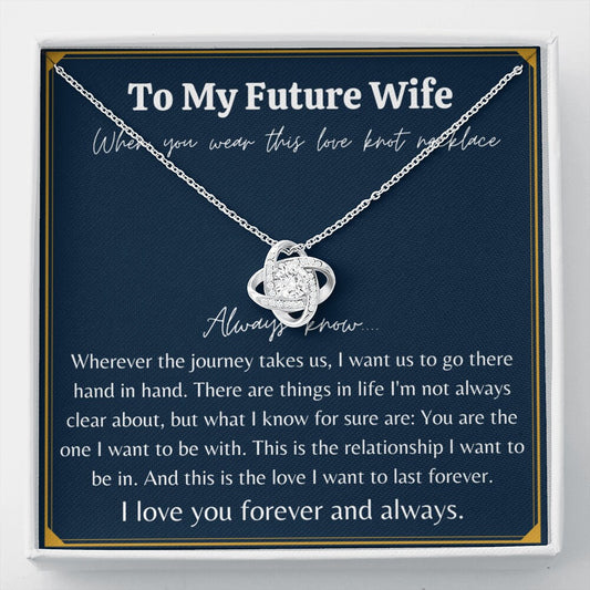 Future Wife Gift, Girlfriend Gift, Fiancee Necklace Gift, Sentimental Gift for Girlfriend, Gift for Fiancee, Jewelry Gift