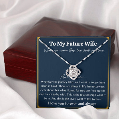 Future Wife Gift, Girlfriend Gift, Fiancee Necklace Gift, Sentimental Gift for Girlfriend, Gift for Fiancee, Jewelry Gift