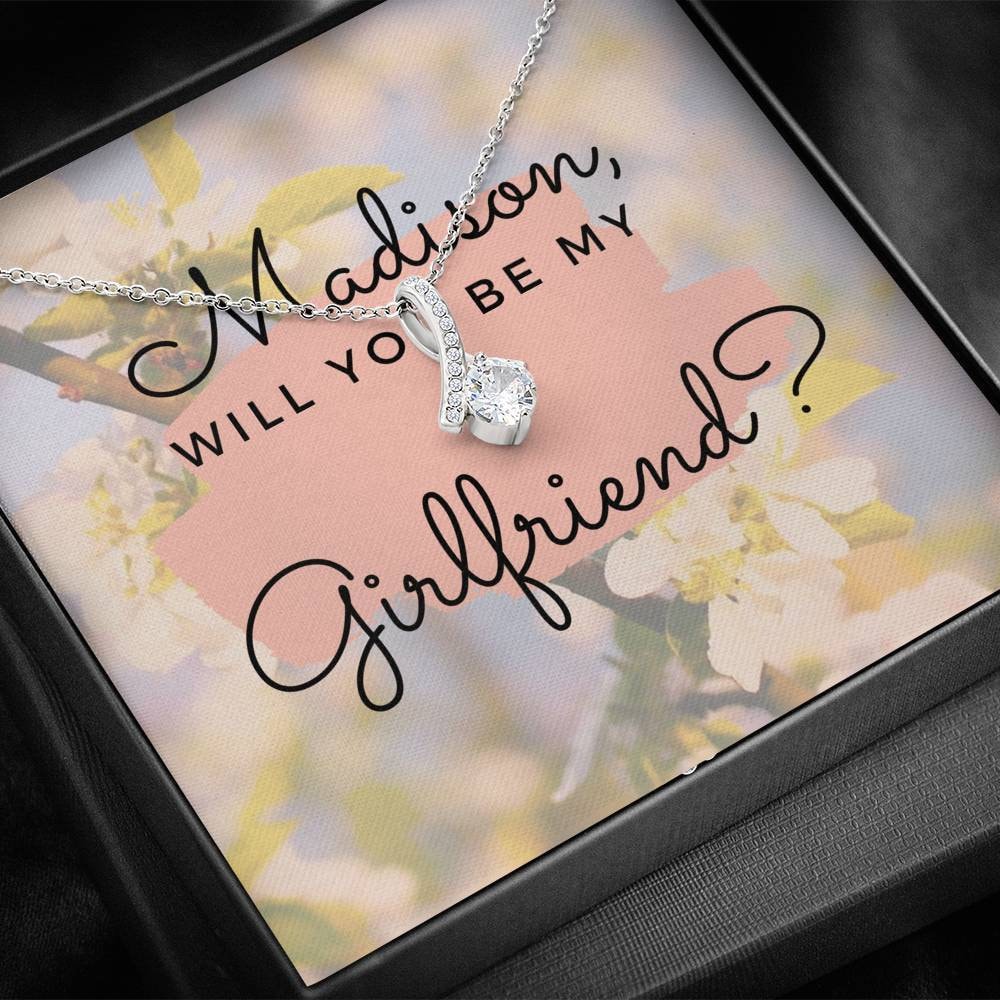 Custom Will you be my girlfriend, Girlfriend proposal, Future Girlfriend, Jewelry Gift to Girlfriend
