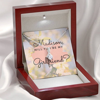 Will you be my girlfriend, Girlfriend proposal, Future GF, Jewelry Gift to Girlfriend, hidden message, Funny, Cool,Elegant Proposal, EU
