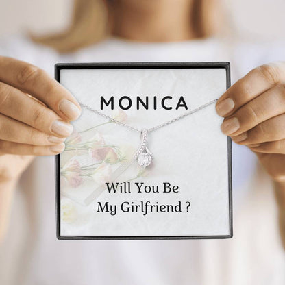 Girlfriend proposal Gift Idea, Future Girlfriend, Jewelry Gift to Girlfriend, Romantic Proposal Gift