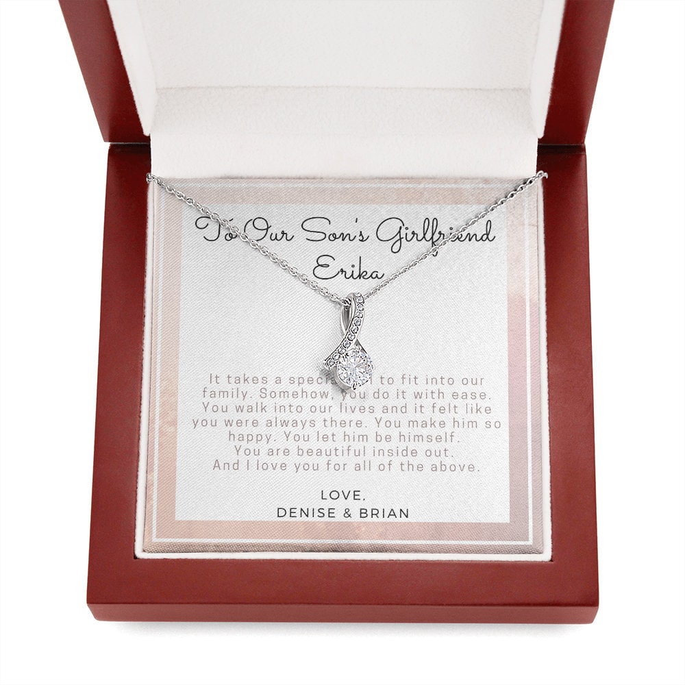 Son's Girlfriend Birthday Gift, Future Daughter In Law Gift, Presents to My Sons Girlfriend Fiance, Christmas Birthday Graduation New Year