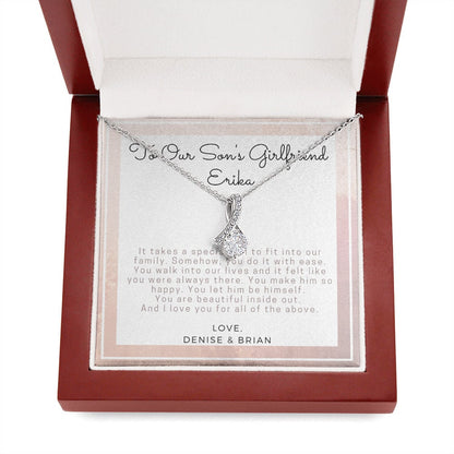 Son's Girlfriend Birthday Gift, Future Daughter In Law Gift, Presents to My Sons Girlfriend Fiance, Christmas Birthday Graduation New Year