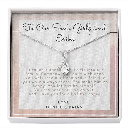 Son's Girlfriend Birthday Gift, Future Daughter In Law Gift, Presents to My Sons Girlfriend Fiance, Christmas Birthday Graduation New Year