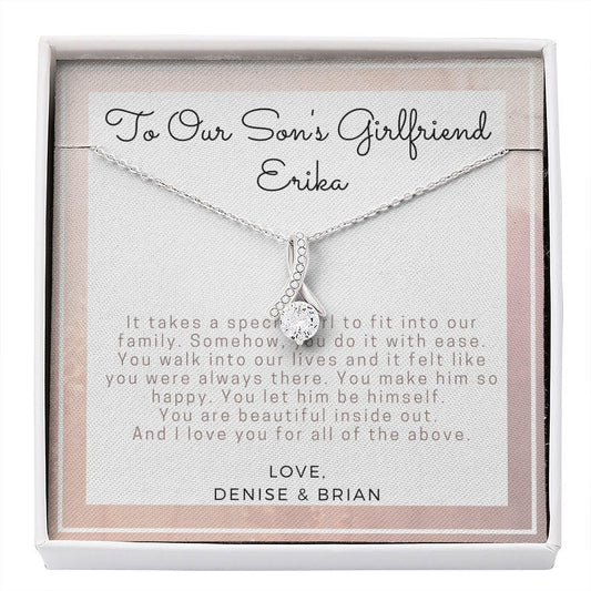 Son's Girlfriend Birthday Gift, Future Daughter In Law Gift, Presents to My Sons Girlfriend Fiance, Christmas Birthday Graduation New Year