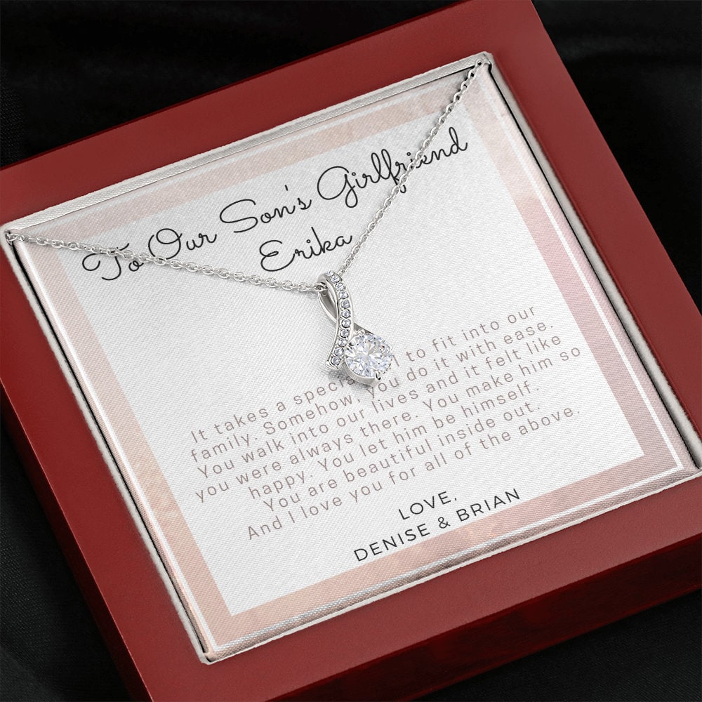 Son's Girlfriend Birthday Gift, Future Daughter In Law Gift, Presents to My Sons Girlfriend Fiance, Christmas Birthday Graduation New Year