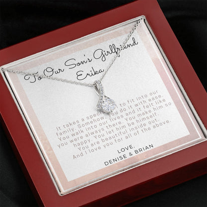 Son's Girlfriend Birthday Gift, Future Daughter In Law Gift, Presents to My Sons Girlfriend Fiance, Christmas Birthday Graduation New Year