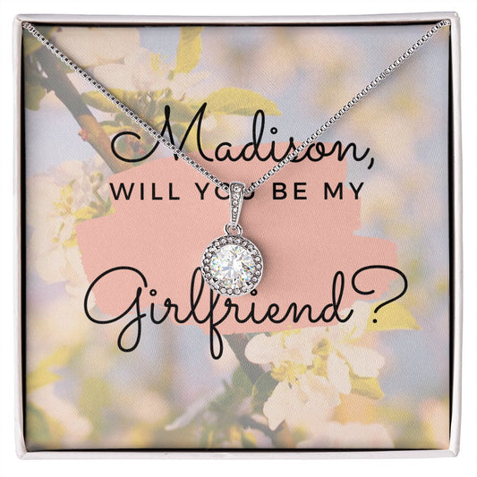 Will you be my girlfriend, Girlfriend proposal, Future Girlfriend, Jewelry Gift to Girlfriend, Hidden message, Funny, Cool, Elegant Proposal
