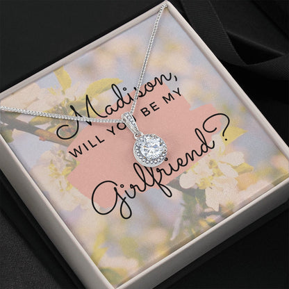 Will you be my girlfriend, Girlfriend proposal, Future Girlfriend, Jewelry Gift to Girlfriend, Hidden message, Funny, Cool, Elegant Proposal