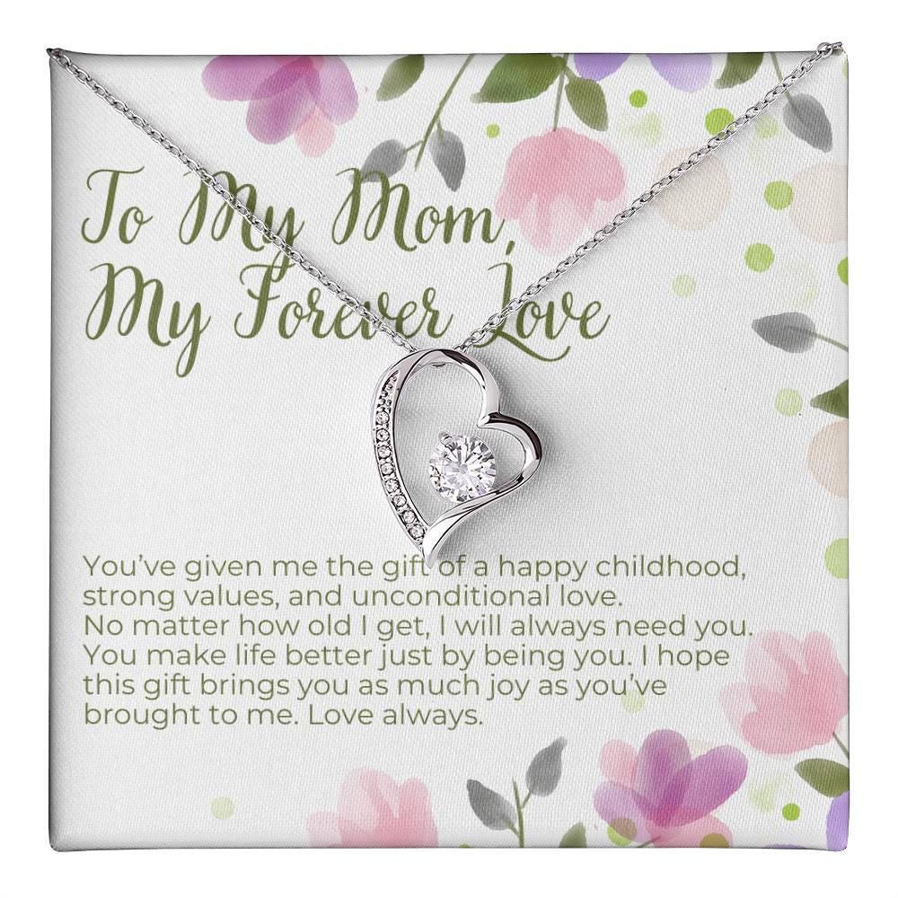 Necklace Gift for Mom – Mom, My Forever Love