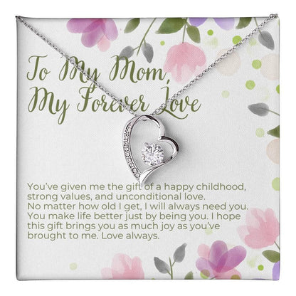 Necklace Gift for Mom – Mom, My Forever Love