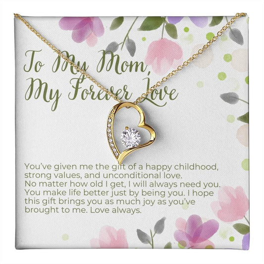 Necklace Gift for Mom – Mom, My Forever Love