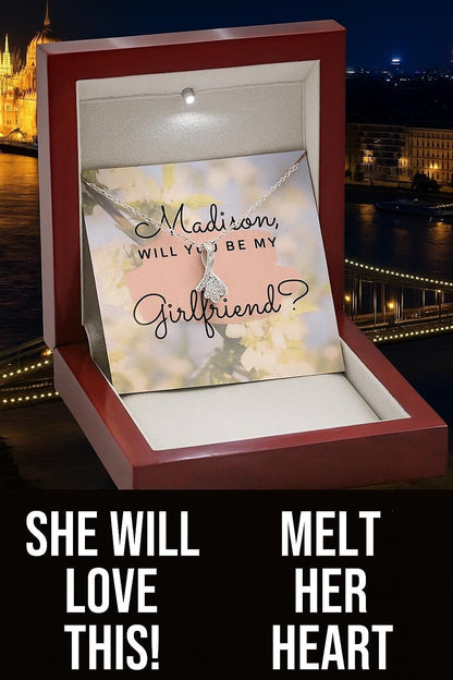 Custom Will you be my girlfriend, Girlfriend proposal, Future Girlfriend, Jewelry Gift to Girlfriend
