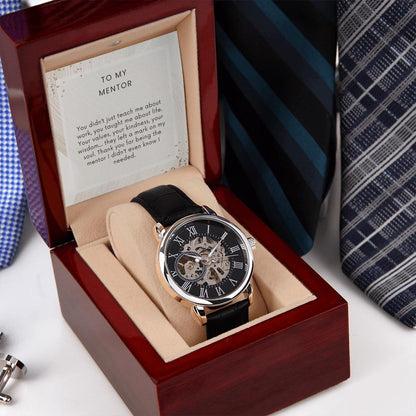 Luxury Men’s Watch – Timeless Mentor Appreciation Gift with Elegant Packaging