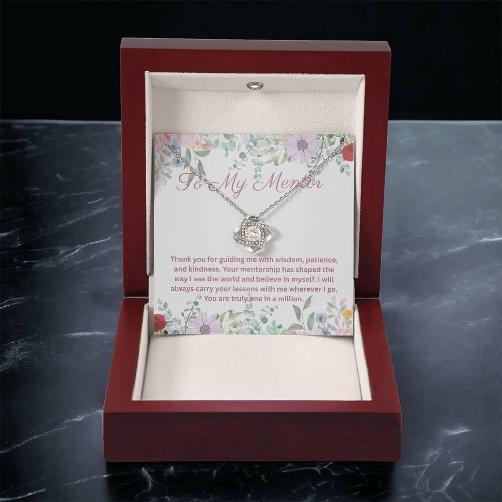 Mentor Appreciation Gift – Thank You Message Card with Jewelry