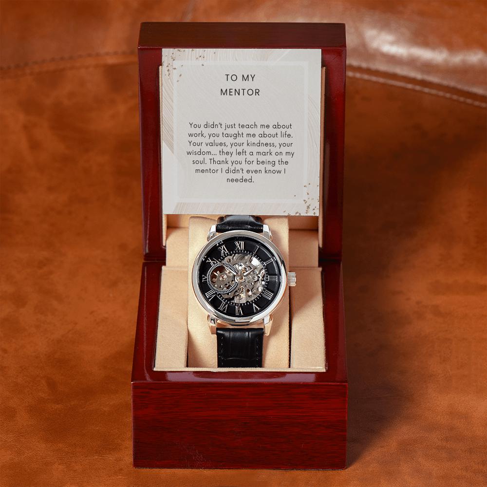 Luxury Men’s Watch – Timeless Mentor Appreciation Gift with Elegant Packaging