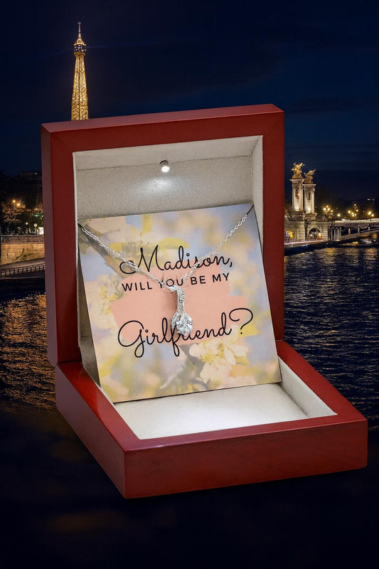Custom Will you be my girlfriend, Girlfriend proposal, Future Girlfriend, Jewelry Gift to Girlfriend